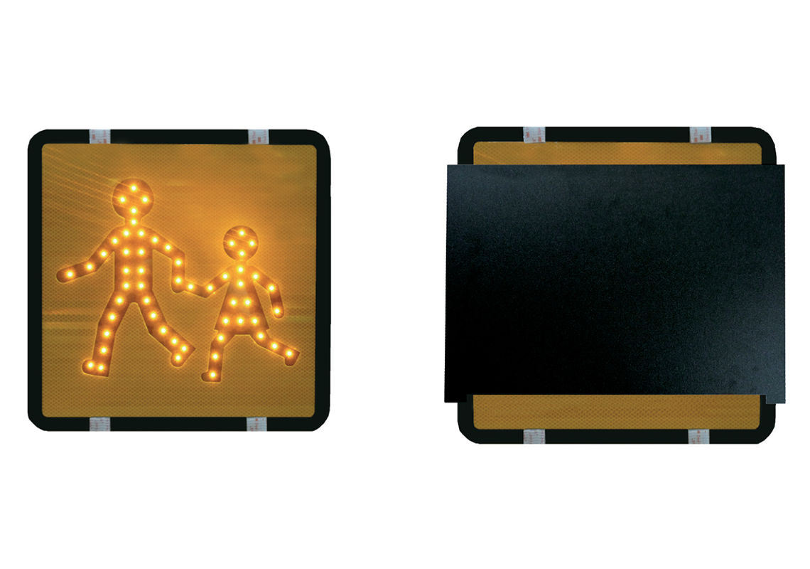 Pictogramme LED à coller avant ou arrière pour bus ou car Espagne